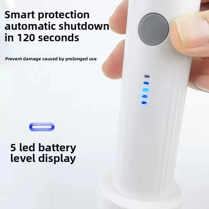 Electric pump with LED battery display and auto shut-off